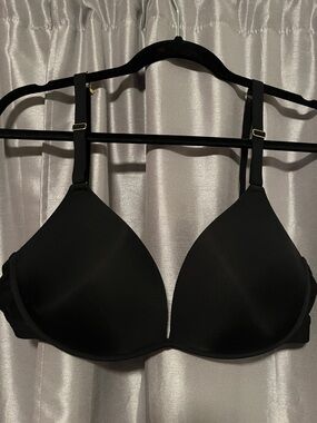 Wireless v-neck Black Smooth T-Shirt Bra - Women Intimates & Sleepwear